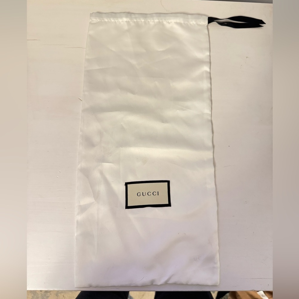 Gucci White Dust Bag